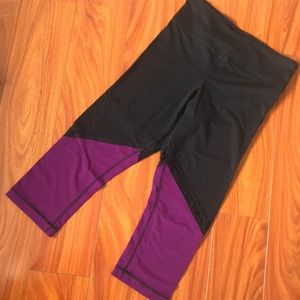 Soma Sport Blocked Crop With Mesh Legging